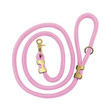 Laisse pour chien corde - Rose