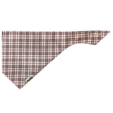 Bandana pour chien Le Tartan chocolat